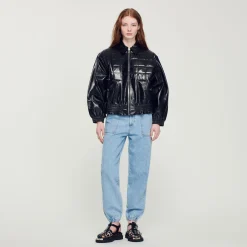 Flash Sale Smooth Leather Jacket Women Jackets & Blazers