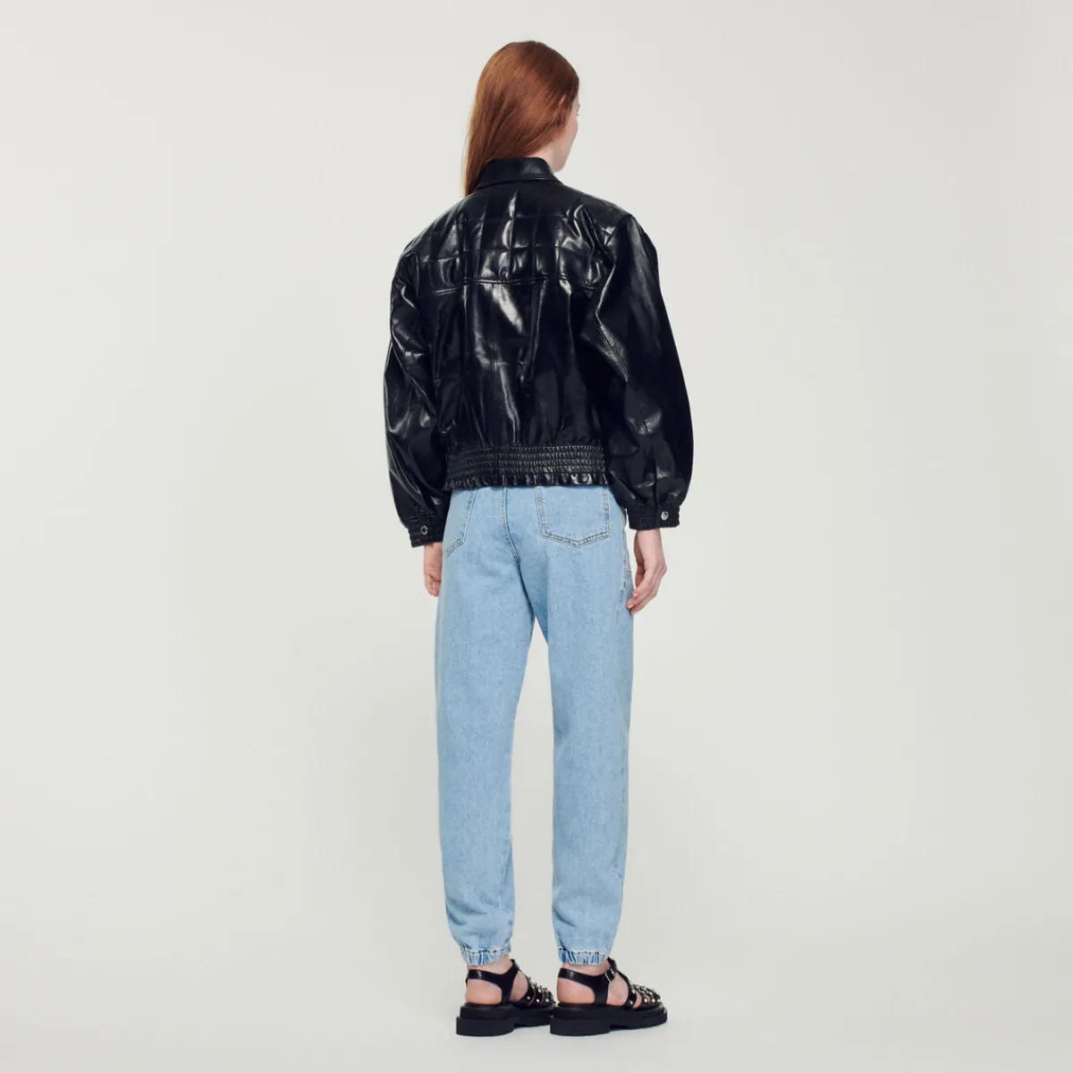 Flash Sale Smooth Leather Jacket Women Jackets & Blazers