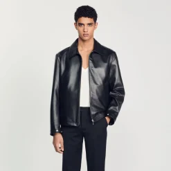 Fashion Smooth Leather Jacket Men Jackets