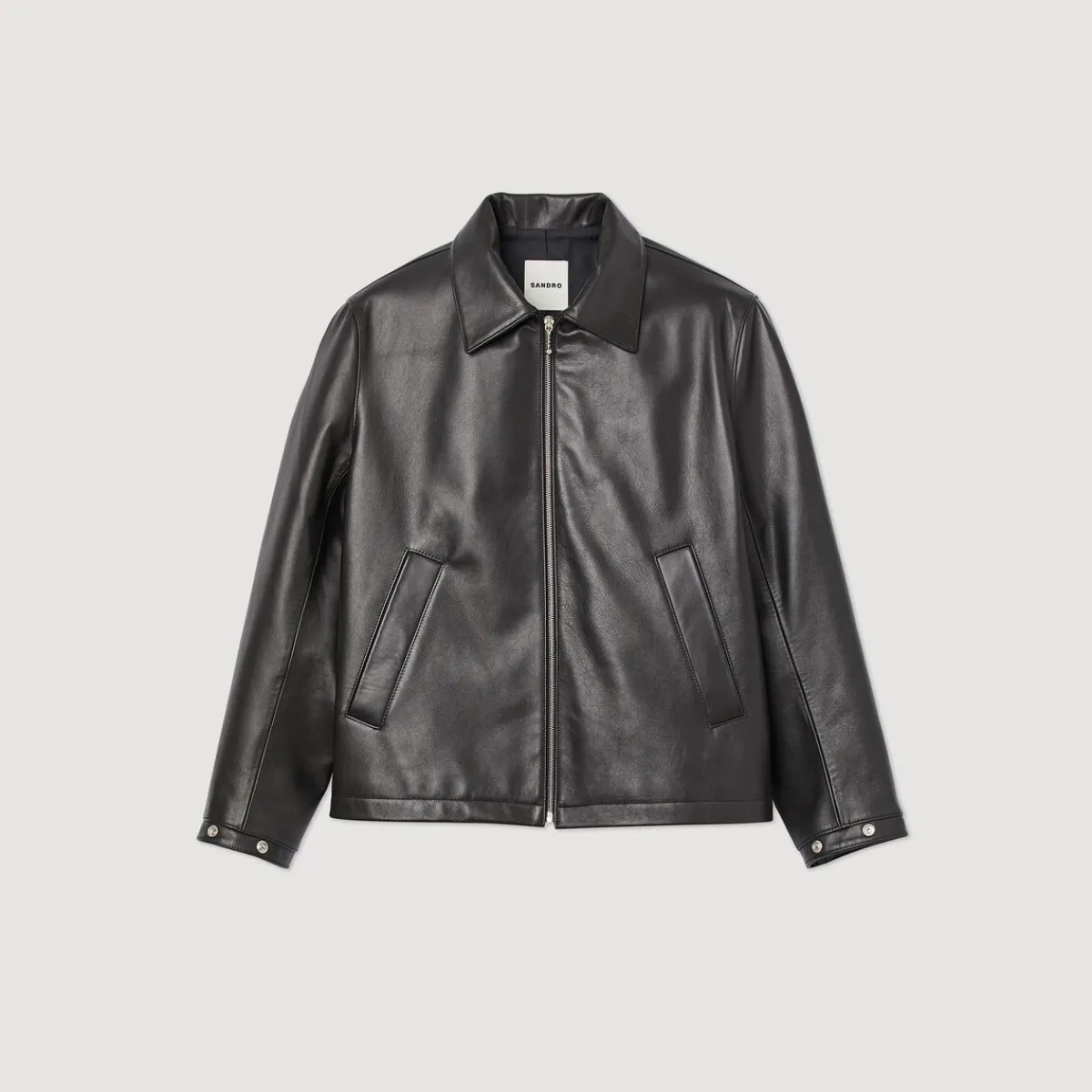 Fashion Smooth Leather Jacket Men Jackets