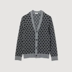 Online Square Cross Cardigan Men Sweaters & Cardigans