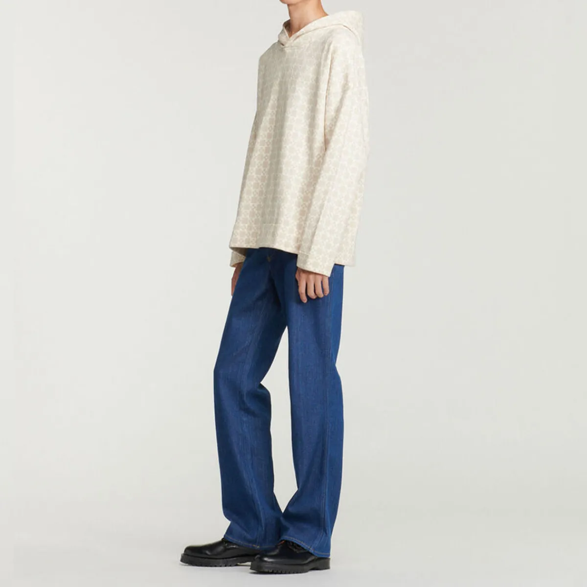 Outlet Square Cross Hoodie Men Sweatshirts