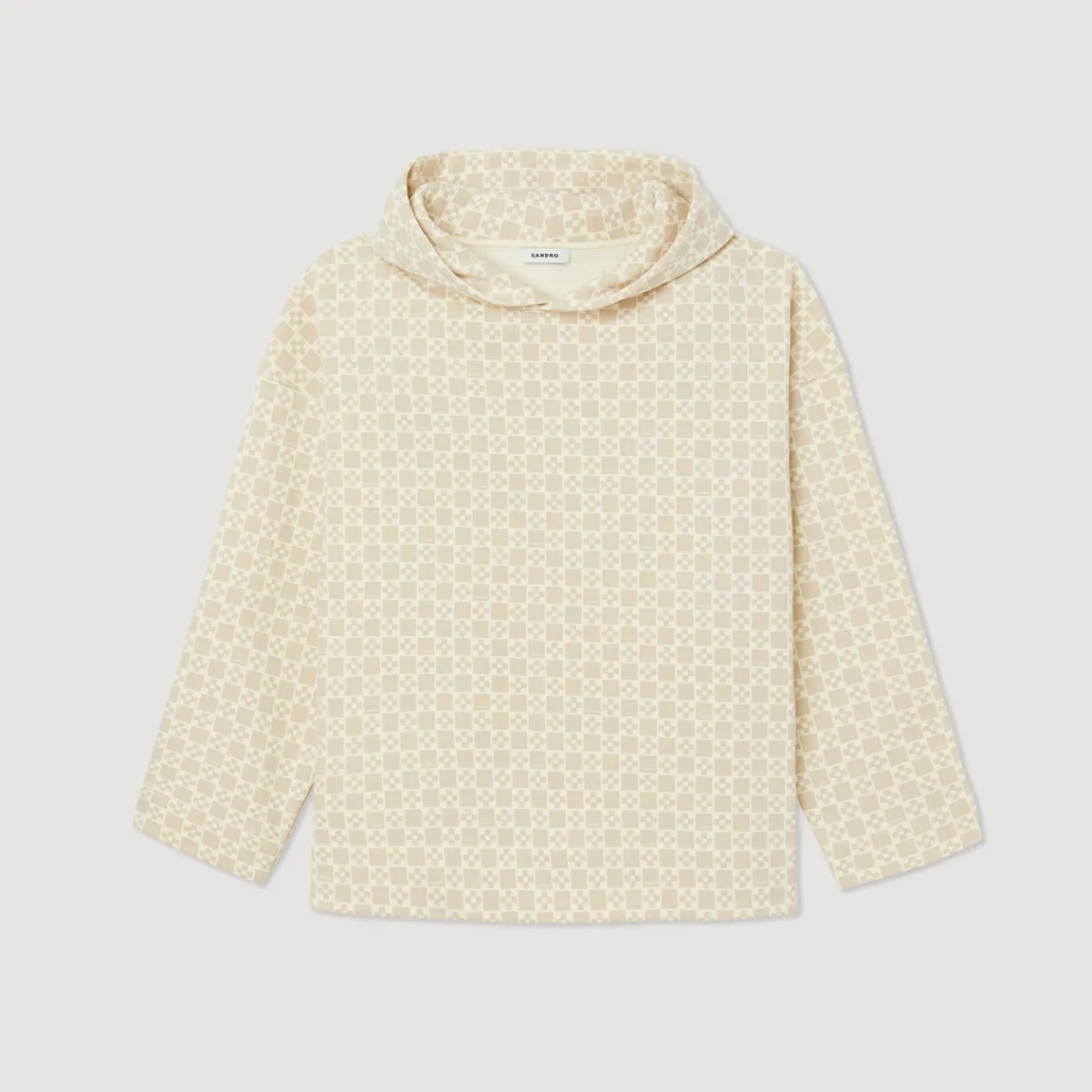 Outlet Square Cross Hoodie Men Sweatshirts