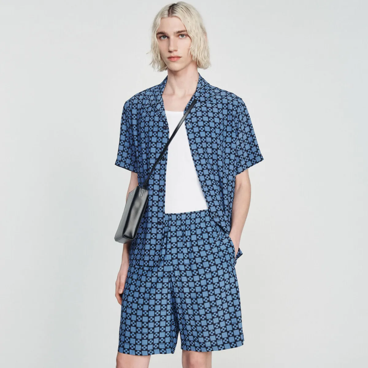 Best Sale Square Cross Printed Shorts Men Pants & Shorts