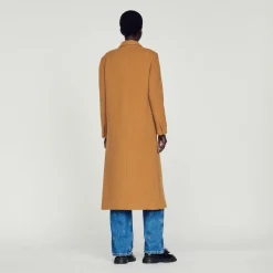 Best Straight-Cut Brushed Wool Coat Women Coats