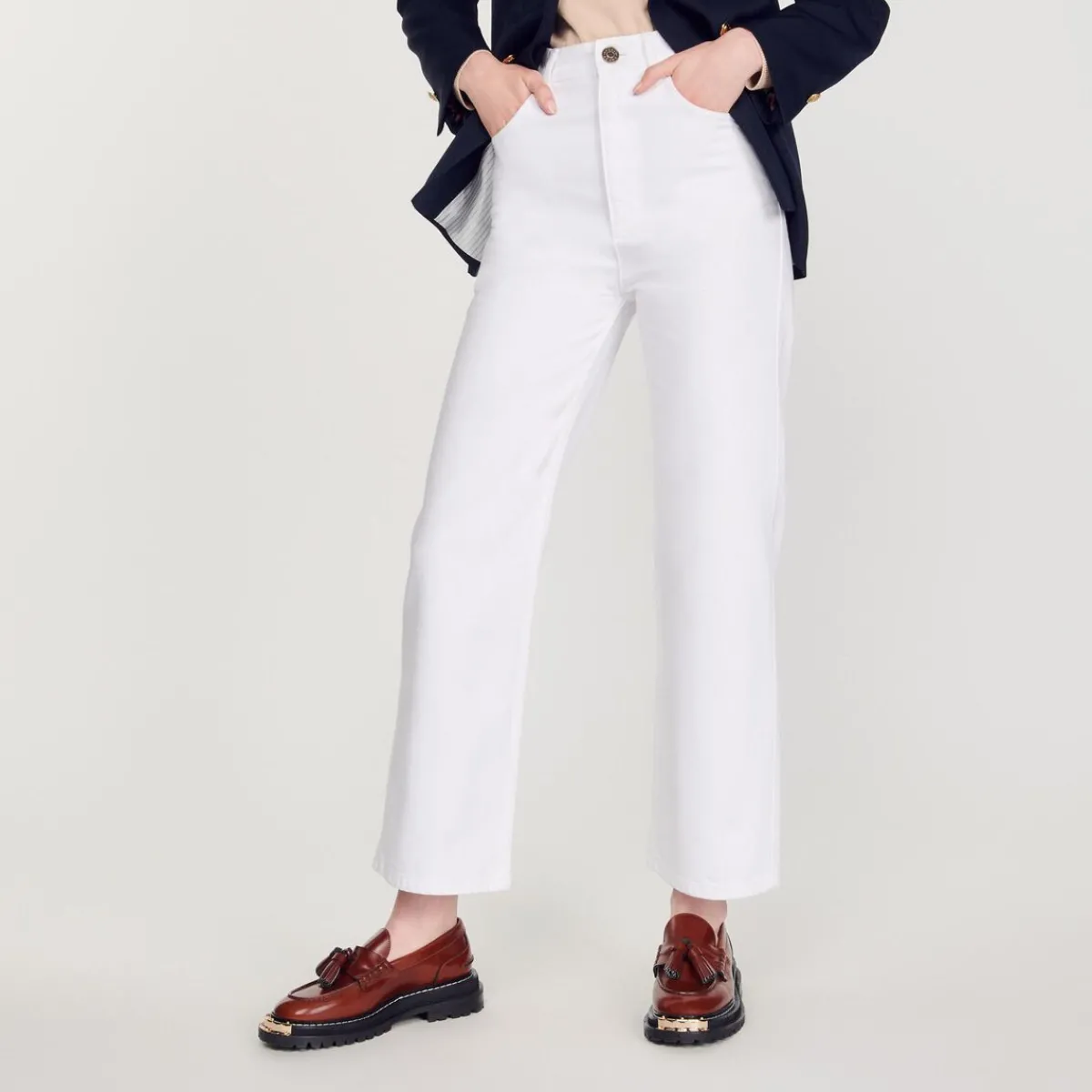 Best Sale Straight-Cut Jeans Women Jeans
