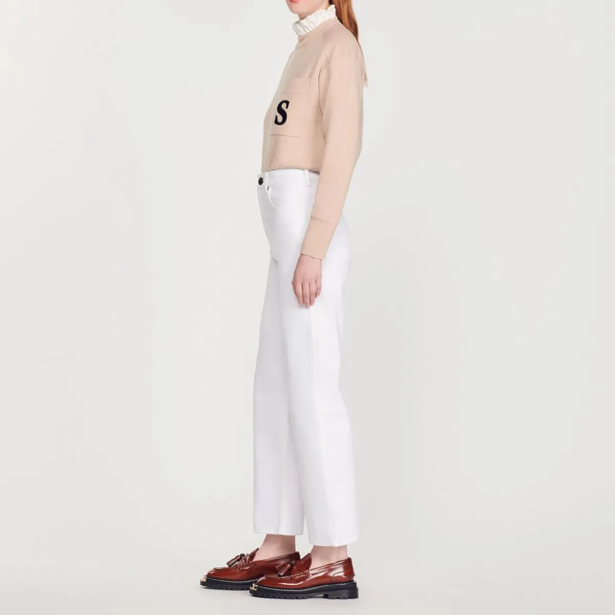 Best Sale Straight-Cut Jeans Women Jeans