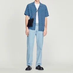Outlet Straight-Cut Jeans Men Jeans