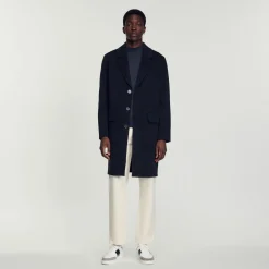 Best Straight-Cut Wool Coat Men Coats