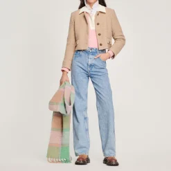 Discount Straight-Leg Jeans With Rhinestones Women Jeans