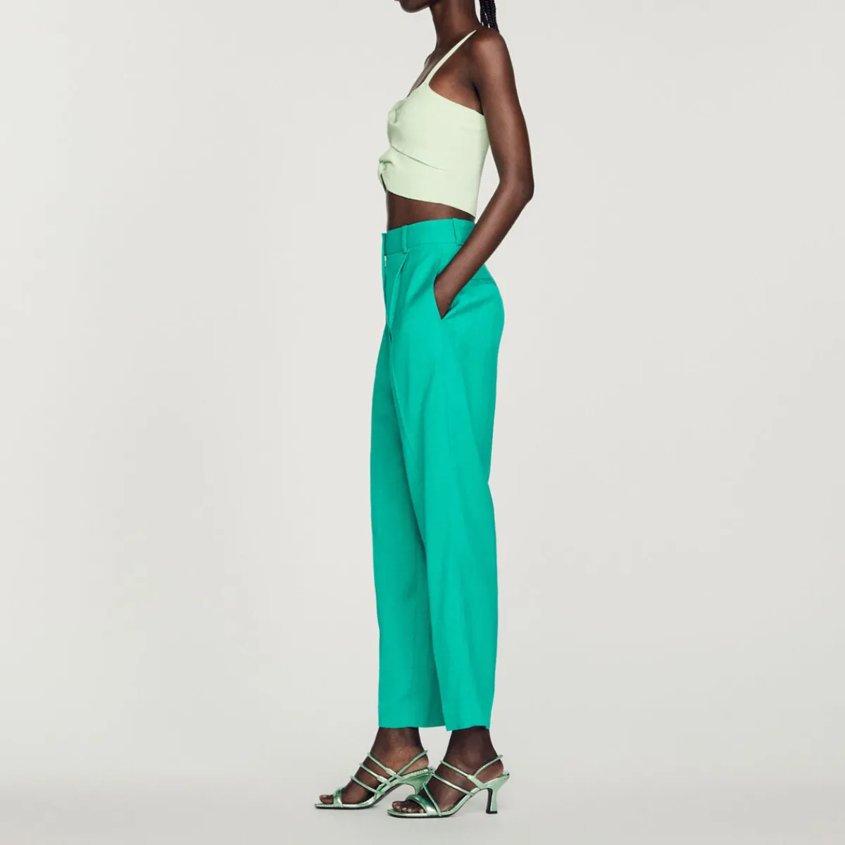 Sale Straight-Leg Pants Women Matching Sets
