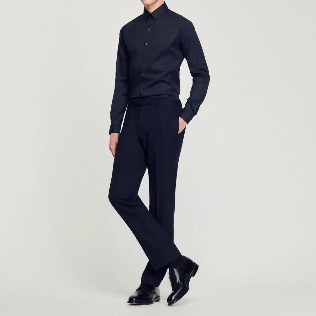 Shop Stretch Cotton Shirt Men Shirts