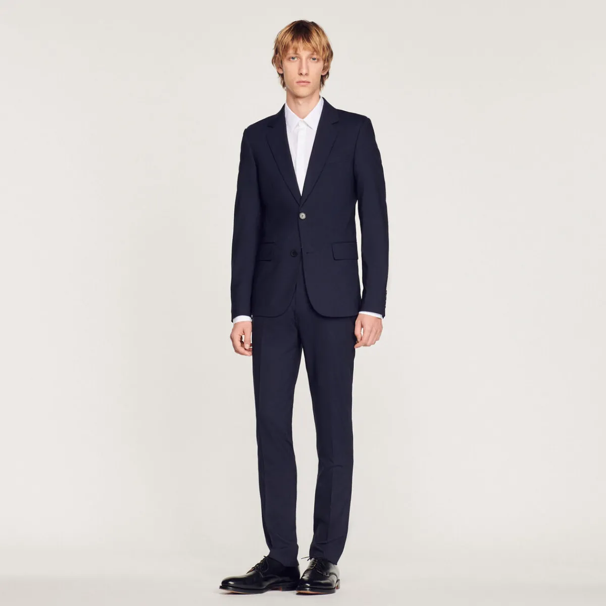 Flash Sale Stretch Wool Suit Jacket Men Suits & Blazers