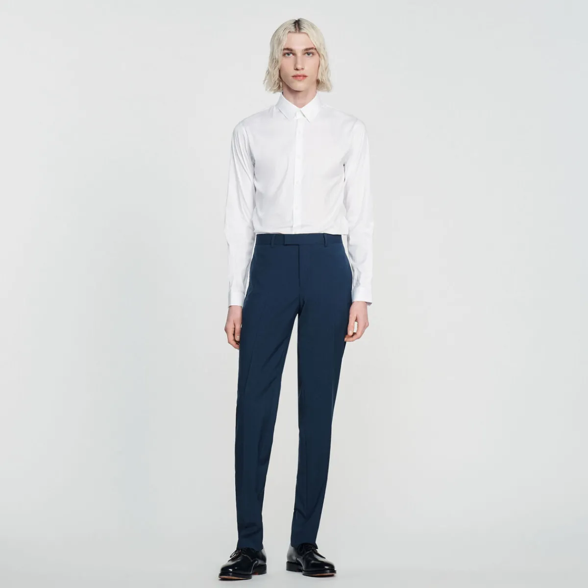 Best Sale Stretch Wool Suit Trousers Men Suits & Blazers