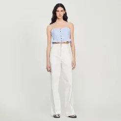 Shop Striped Bustier Top Women Tops & Shirts