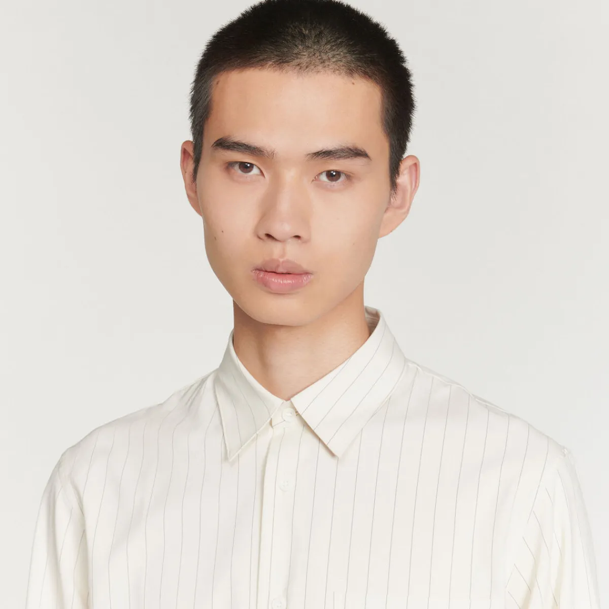 Fashion Striped Flowing Shirt Men Shirts