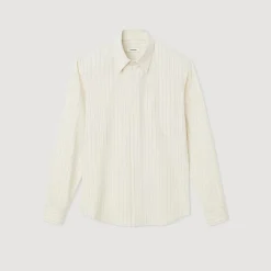 Fashion Striped Flowing Shirt Men Shirts