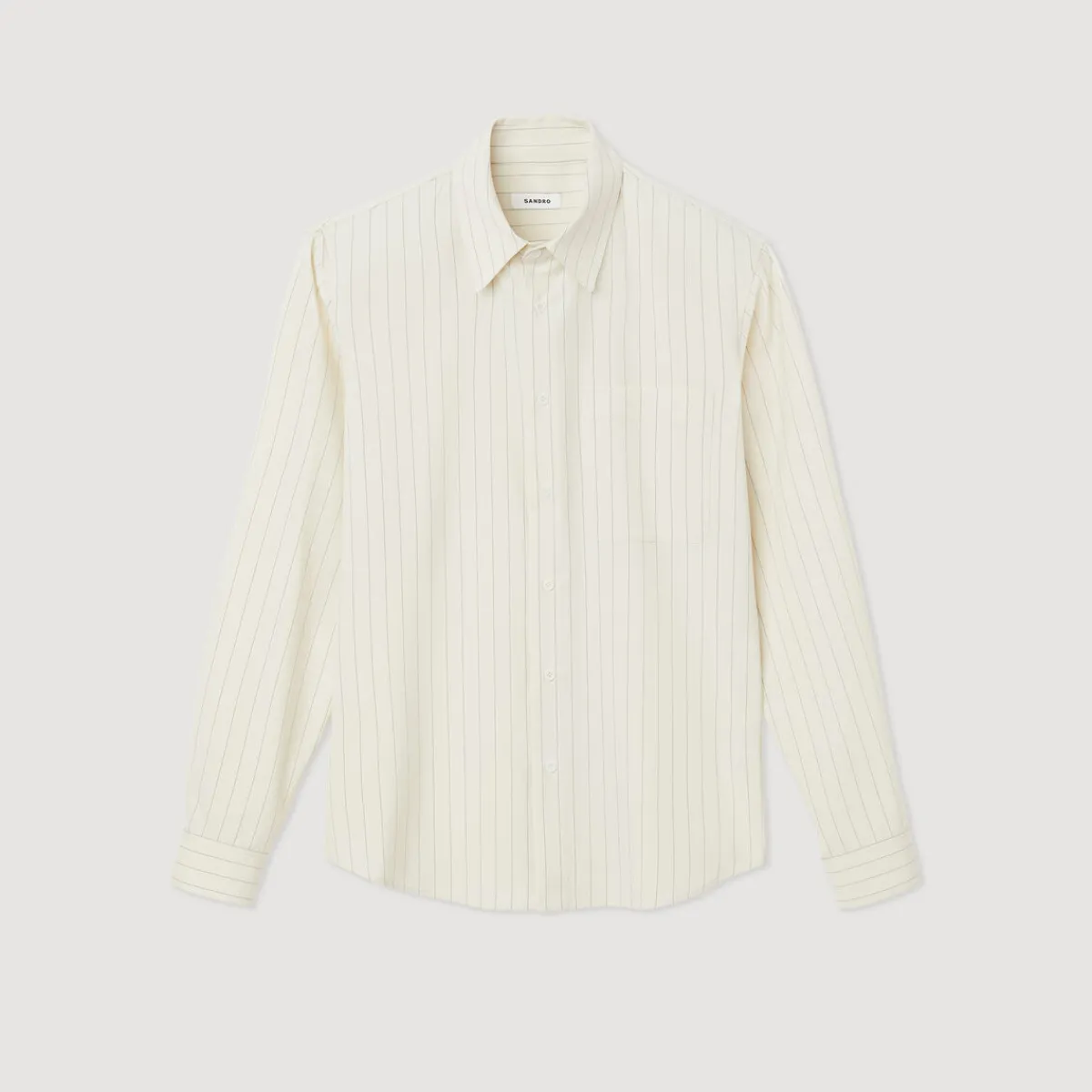 Fashion Striped Flowing Shirt Men Shirts