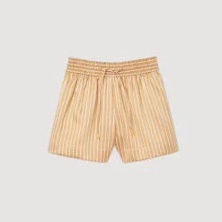 Hot Striped Loose-Fitting Shorts Women Matching Sets