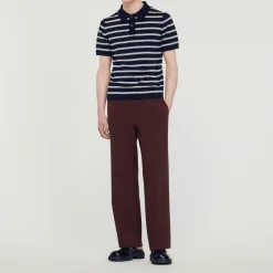 Best Sale Striped Polo Shirt Men T-Shirts & Polos
