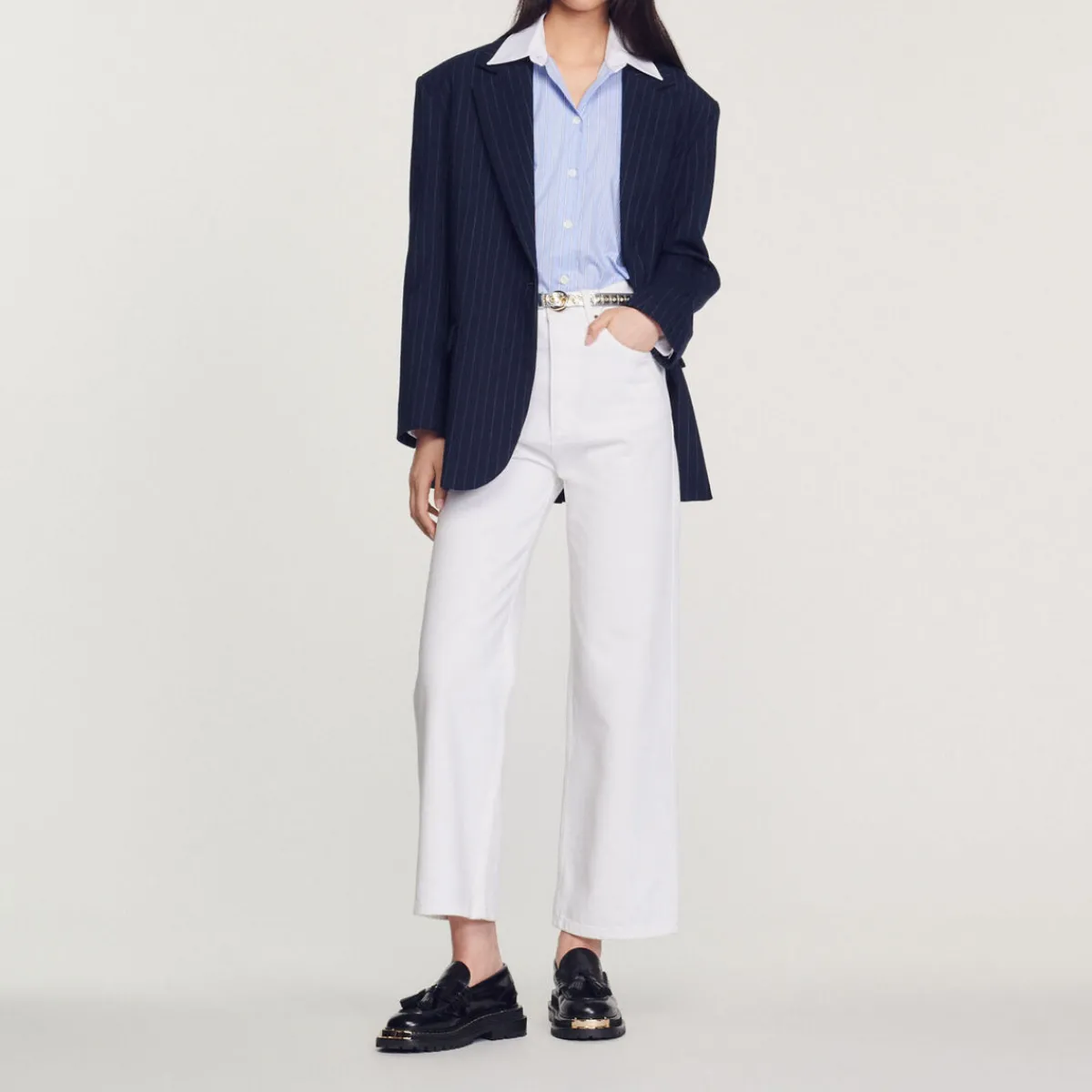 Online Striped Shirt Women Tops & Shirts