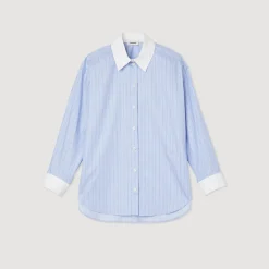Online Striped Shirt Women Tops & Shirts