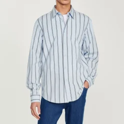 Best Sale Striped Shirt Men Shirts