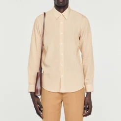 Store Striped Shirt Men Shirts