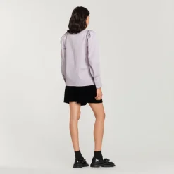 Shop Striped Shirt With Full Sleeves Women Tops & Shirts