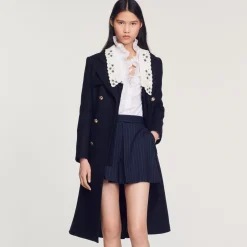 Cheap Striped Tailored Shorts Women Matching Sets