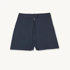 Cheap Striped Tailored Shorts Women Matching Sets
