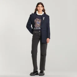 Cheap Sweatshirt With Contrasting Neck Women Sweaters & Cardigans