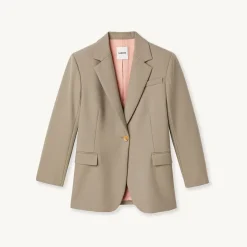 Cheap Tailored Jacket With Pockets Women Matching Sets