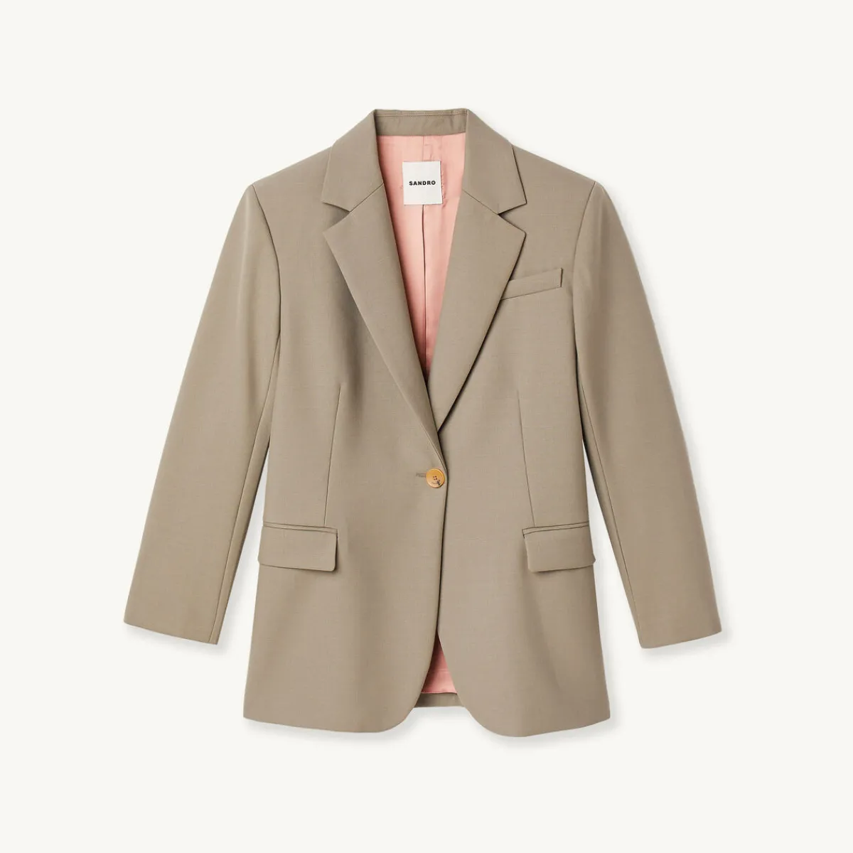 Cheap Tailored Jacket With Pockets Women Matching Sets