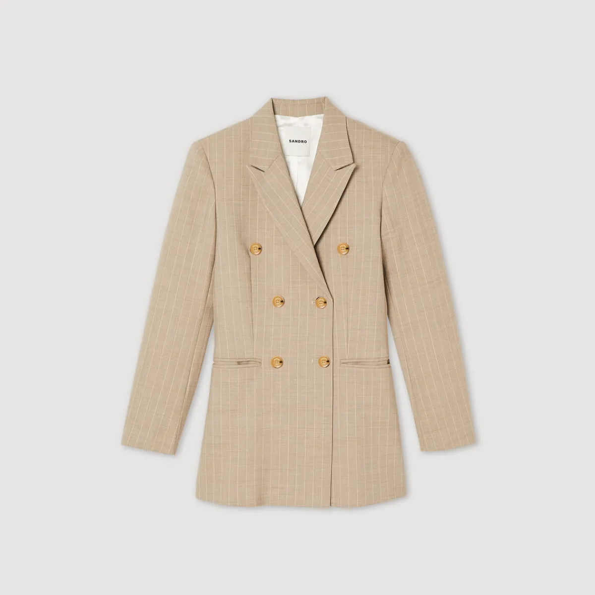 Best Tailored Pinstripe Jacket Women Matching Sets
