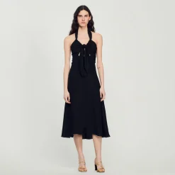 Best Tied Backless Dress Women Dresses