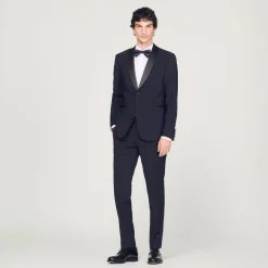 Store Tuxedo Jacket With Satin Men Suits & Blazers