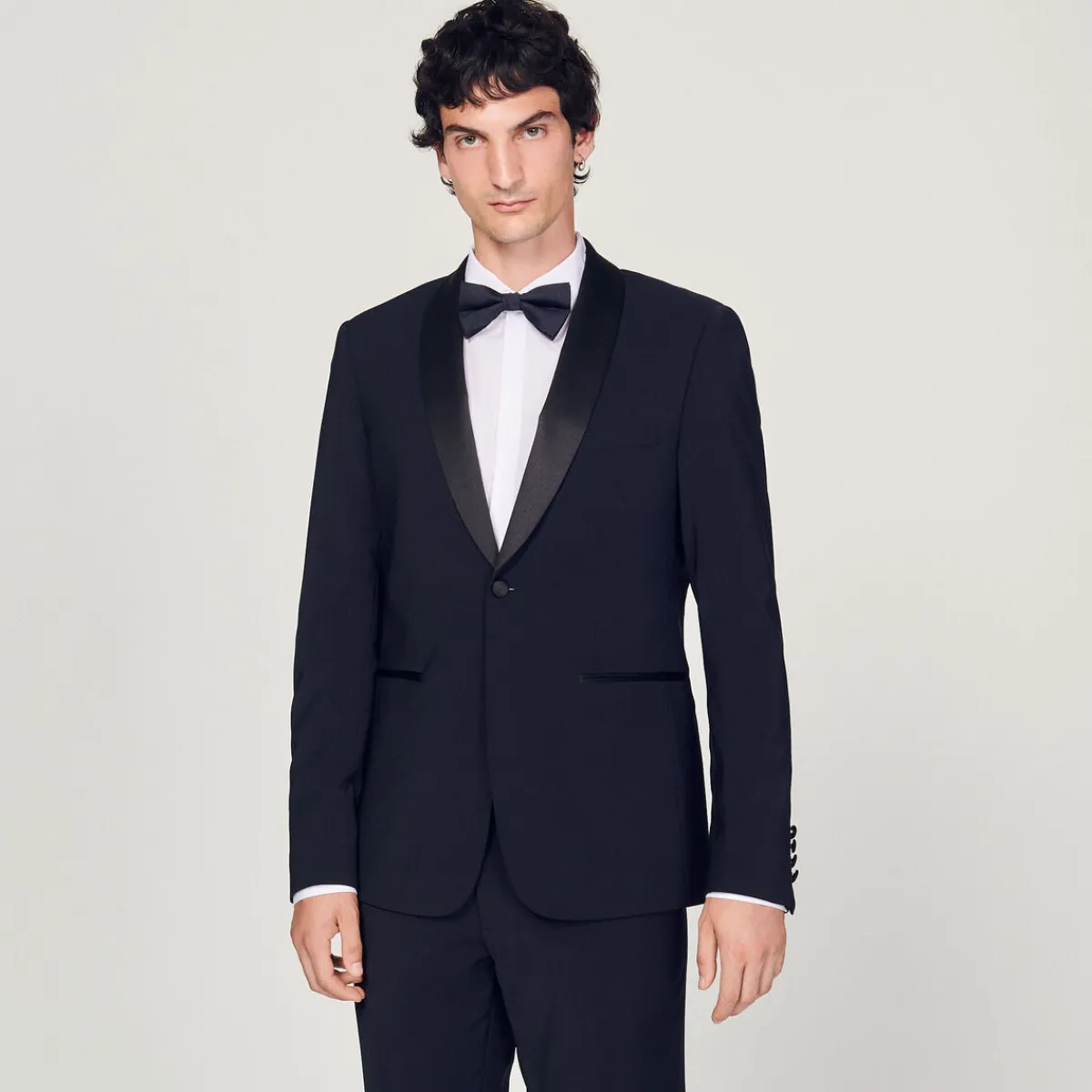 Store Tuxedo Jacket With Satin Men Suits & Blazers
