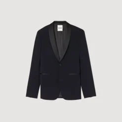 Store Tuxedo Jacket With Satin Men Suits & Blazers