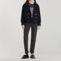 Flash Sale Tweed Blouson Jacket Women Jackets & Blazers