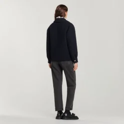 Flash Sale Tweed Blouson Jacket Women Jackets & Blazers