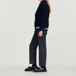 Flash Sale Tweed Blouson Jacket Women Jackets & Blazers