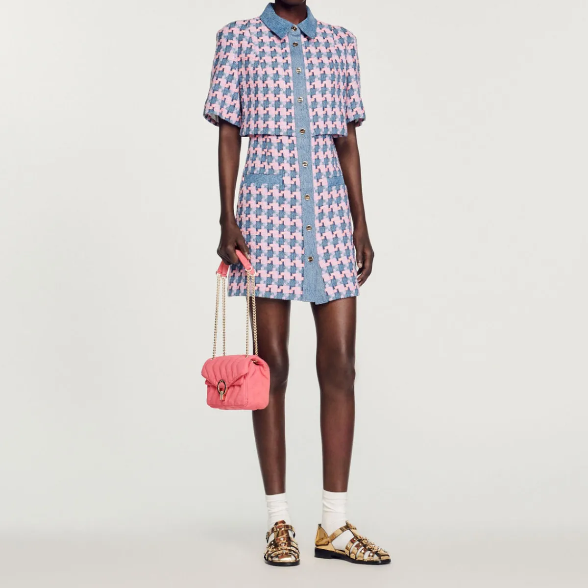 Online Tweed Dress Women Dresses
