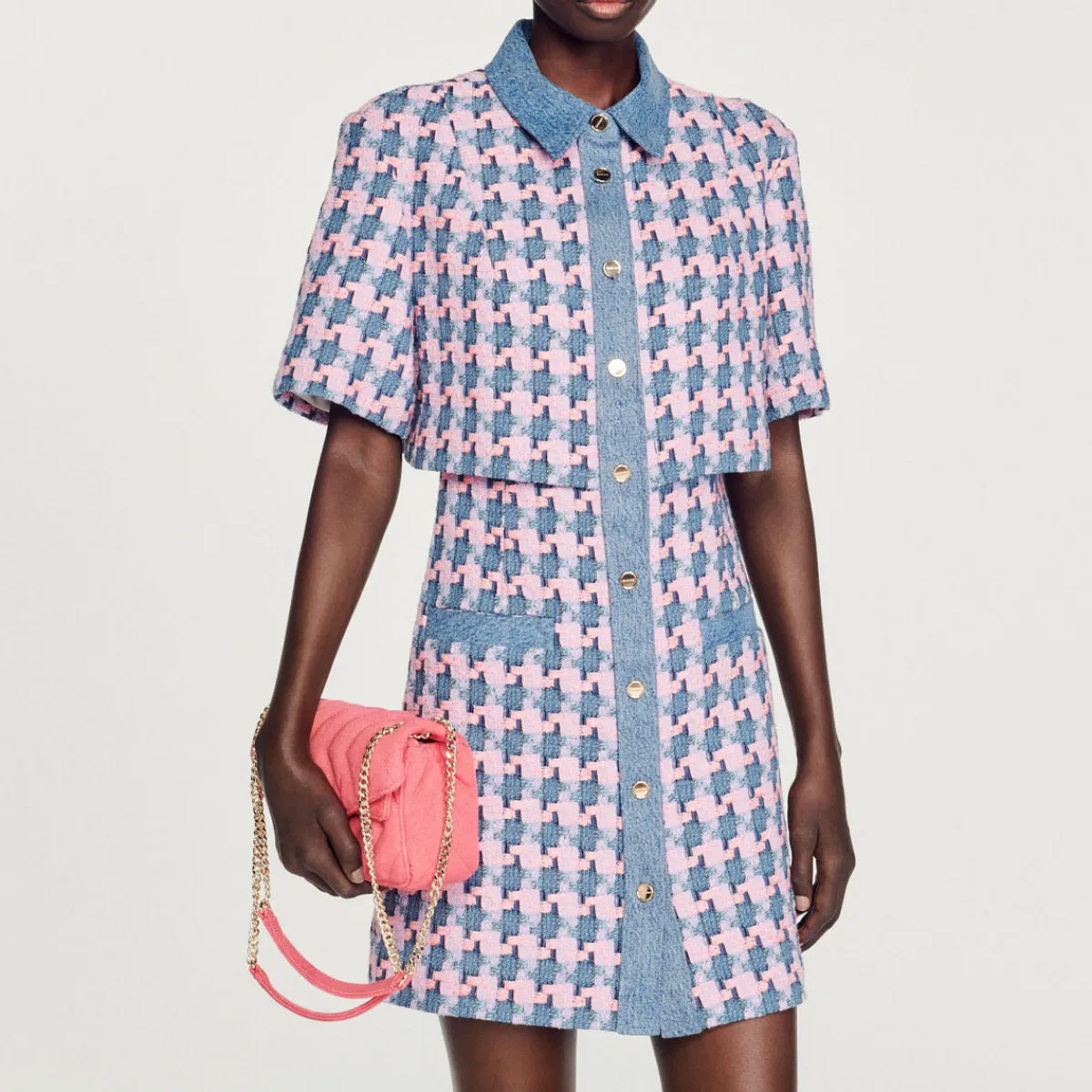 Online Tweed Dress Women Dresses