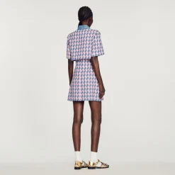 Online Tweed Dress Women Dresses