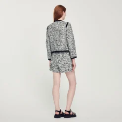Clearance Tweed Jacket Women Matching Sets