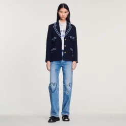 Flash Sale Tweed Jacket With Contrasting Trim Women Jackets & Blazers