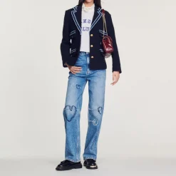 Flash Sale Tweed Jacket With Contrasting Trim Women Jackets & Blazers