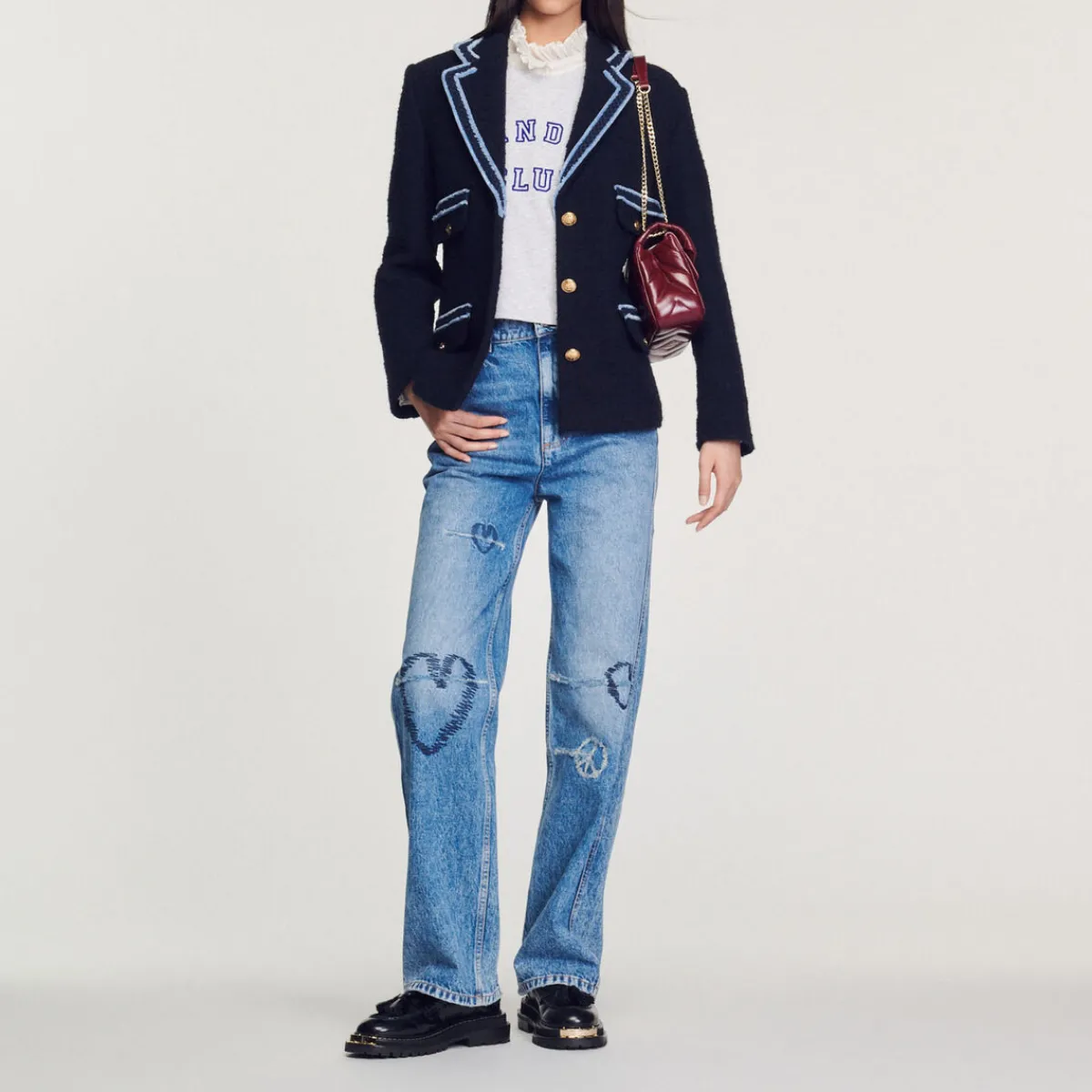 Flash Sale Tweed Jacket With Contrasting Trim Women Jackets & Blazers