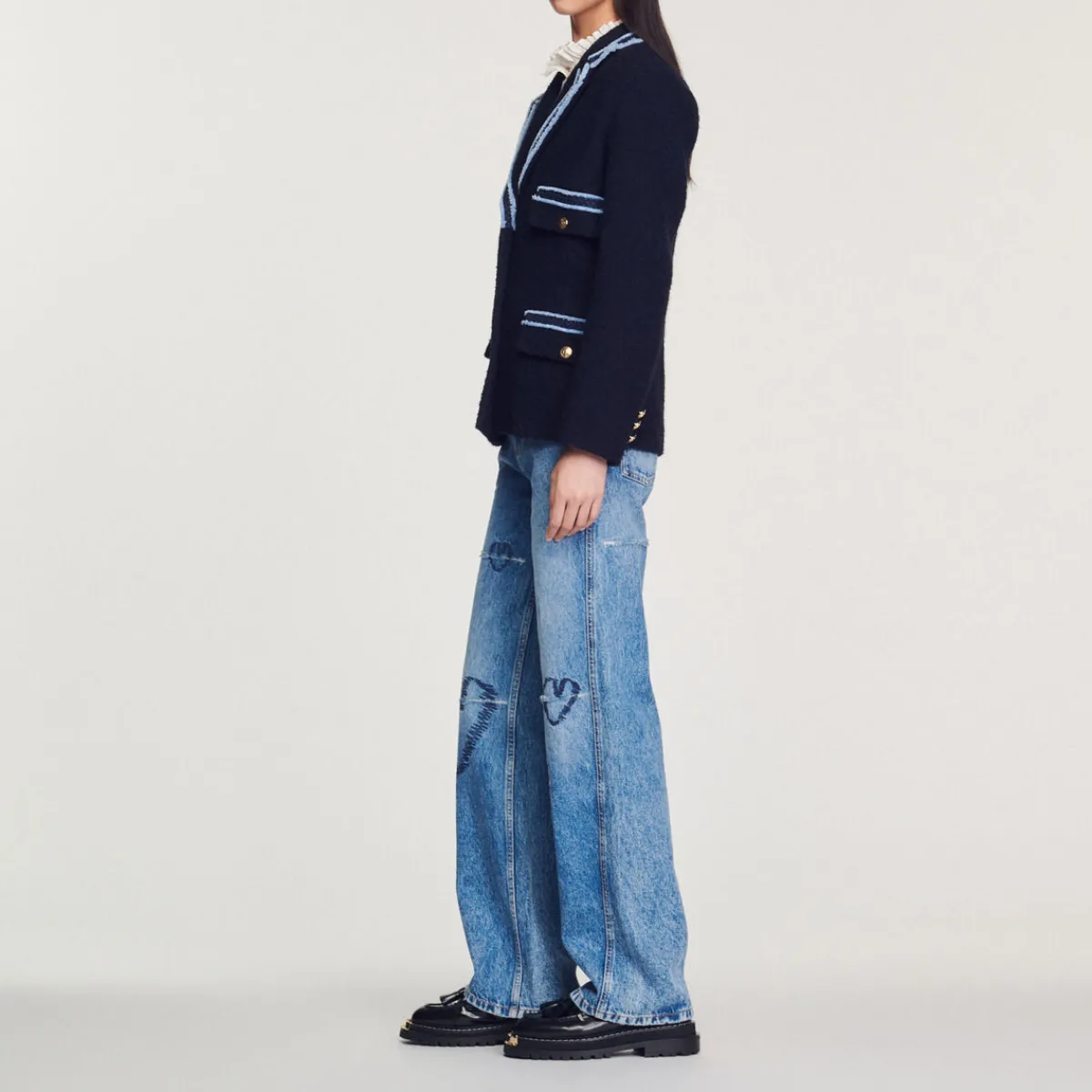 Flash Sale Tweed Jacket With Contrasting Trim Women Jackets & Blazers